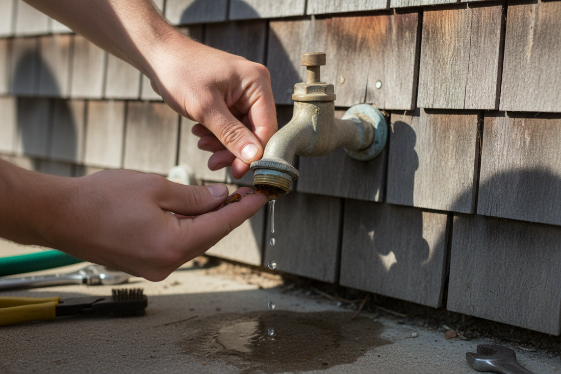 Problem photo – Is your outdoor faucet delivering only a trickle, or no water at all, disrupting your gardening or cleaning plans? Uncover common reasons for low pressure or absent water and simple fixes to restore your outdoor spigot's flow.